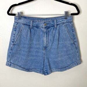 American Eagle Mom Denim High Rise Shorts